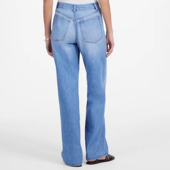 Madewell Low Slung Baggy Jeans: Airy Denim Edition - Picture 6 of 12